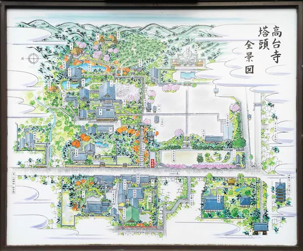 Kodaiji map